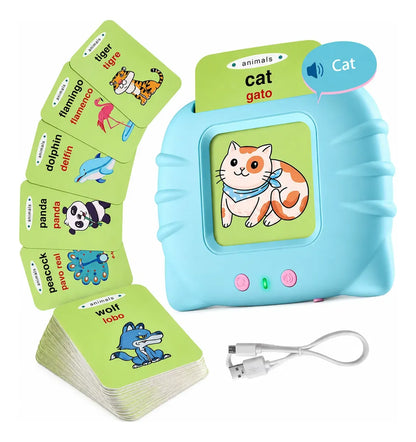 Lector de Tarjetas Interactivo Español e Ingles 🧠